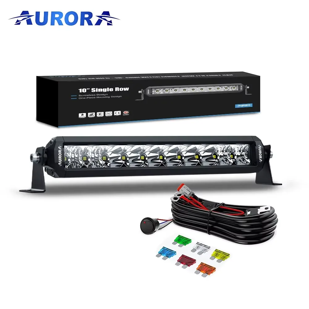 Technical illustration of the Aurora 20" - 100W - Single-row LED Bar