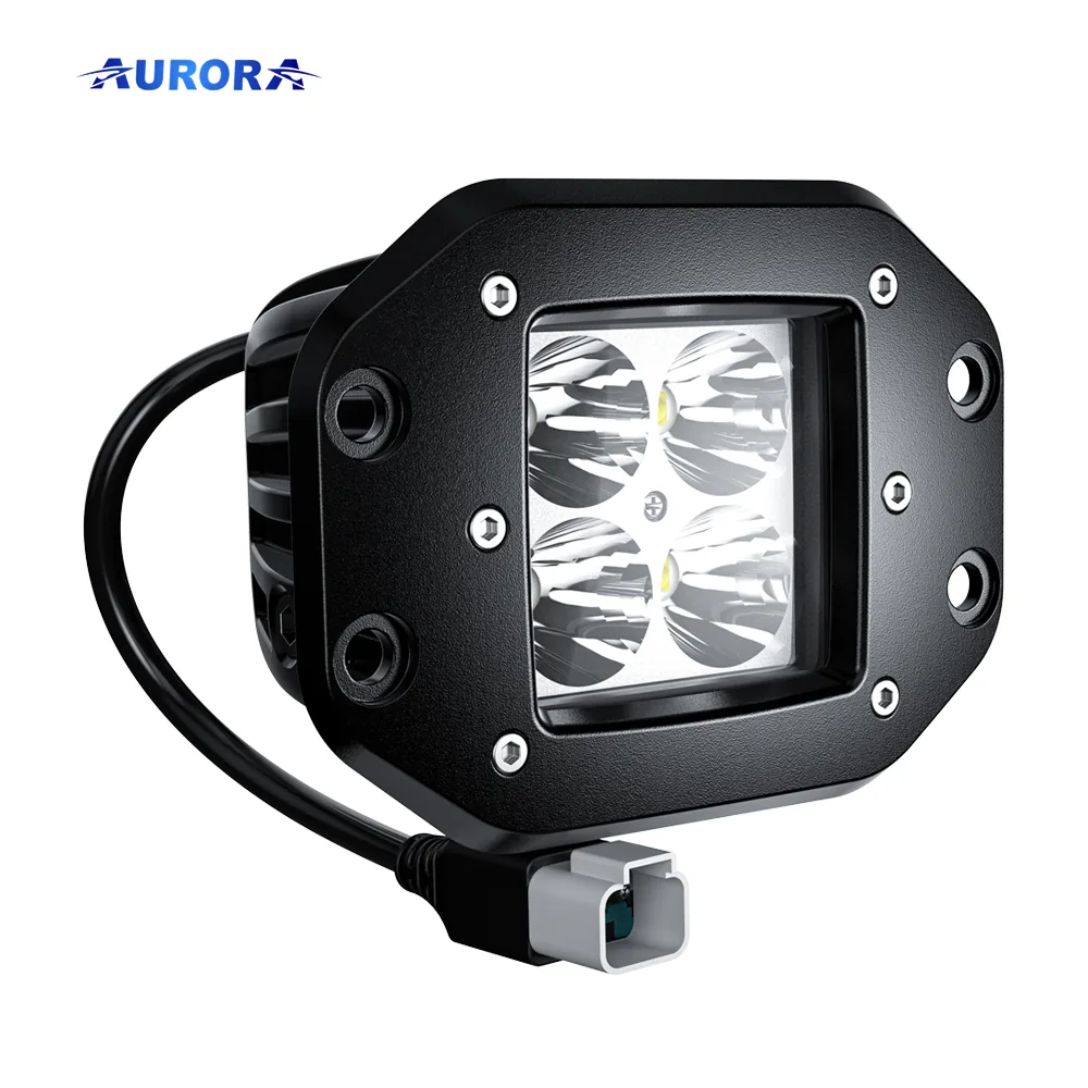 Technical illustration of the Auroa 3" - 20W - Bumper LED Light
