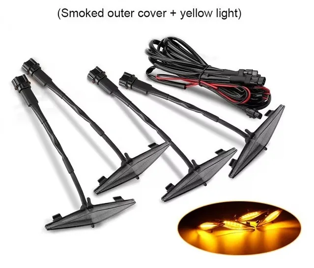 Technical illustration of the Toyota 4 Runner Grille 4 Spot Lighting