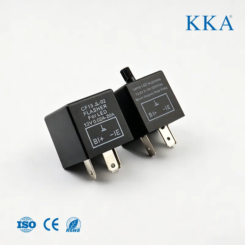 Technical illustration of the Flasher Relay DC - 12V - 5/20A - 3 Pin