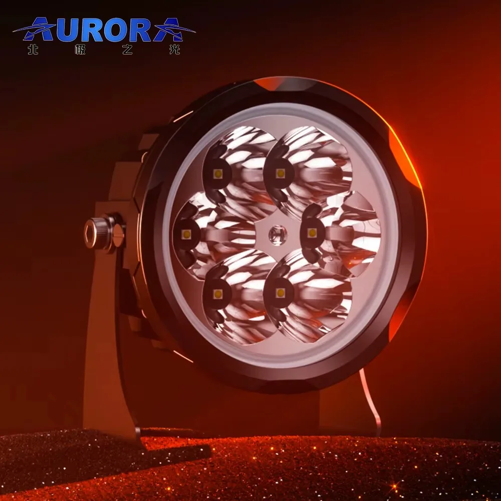 Technical illustration of the Auroa 4" - 60W - LED Lighting