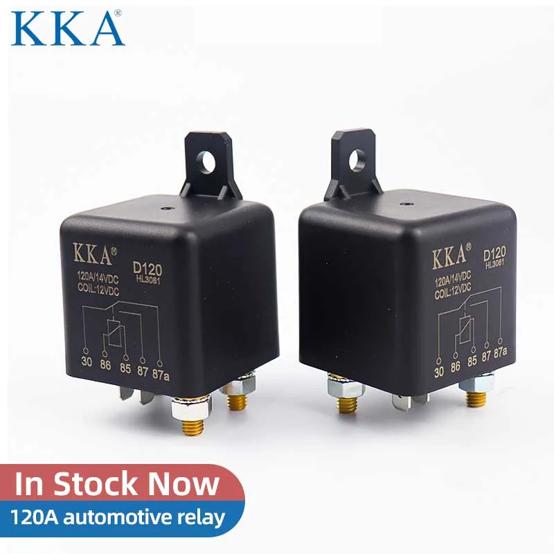 Technical illustration of the Constant-voltage Relay DC - 12V - 120A - 4 Pin