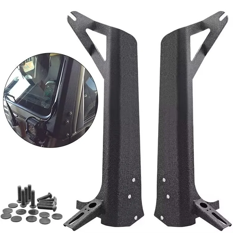 Technical illustration of the TJ (1997-2006) Wrangler LED Bar Bracket