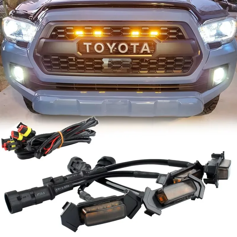 Technical illustration of the Grille 4 Spot Lighting.