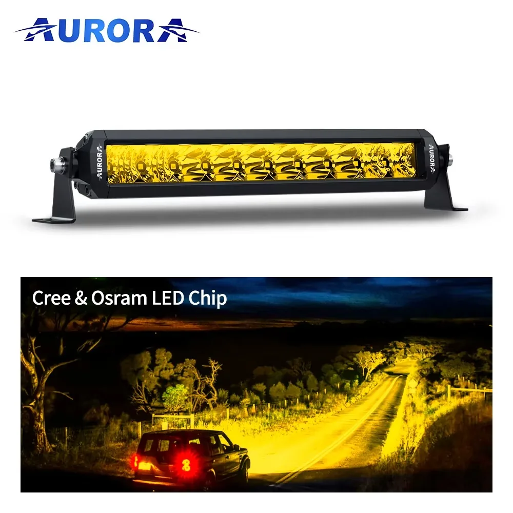Technical illustration of the Aurora 20" - 100W - Single-row LED Fog Bar