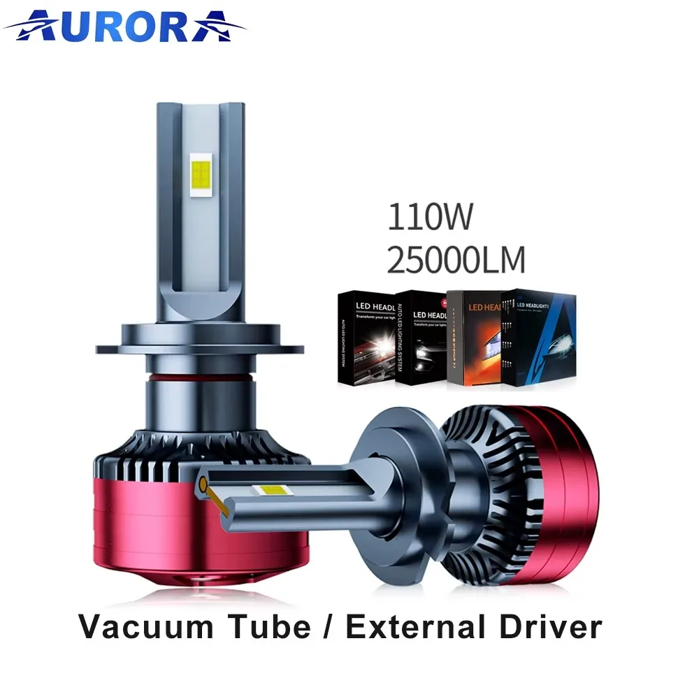 Technical illustration of the AURORA H1 - 110W LED Fog Bulb 3000K