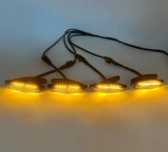 Technical illustration of the Grille 4 Spot Lighting
