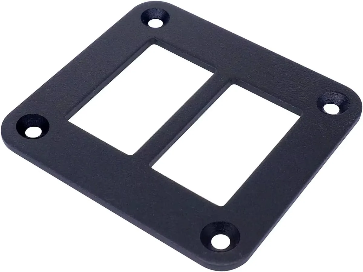 Technical illustration of the 2 Position Aluminium Switch Panel